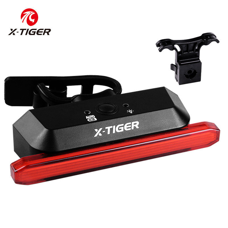 X-tiger Đuôi Xe Đạp Đèn Cưỡi Đuôi Thông Minh Phanh Đuôi Đèn Xe Đạp Leo Núi Đèn
