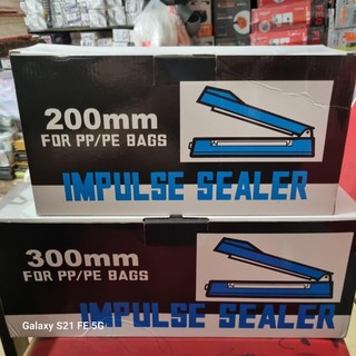 Máy hàn miệng túi nilong dập tay 200mm-250mm-300mm impulse sealer, hút chân không
