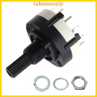 Tak RS26 Vị trí 1 cực 12 Công tắc chọn kênh quay có thể lựa chọn