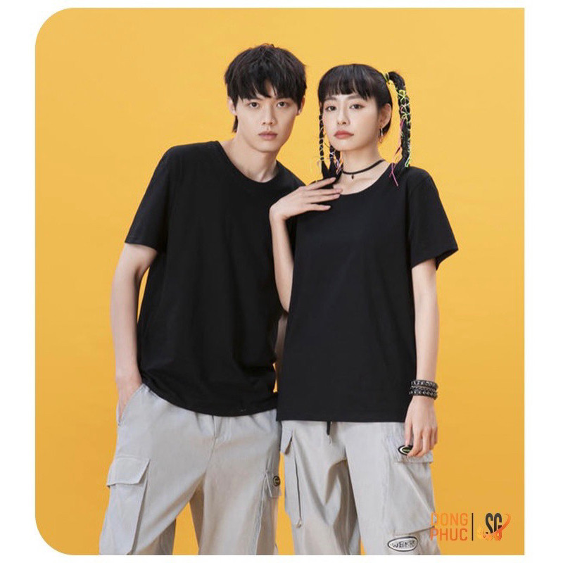 Áo phông trơn nam nữ thun nhiều màu basic tee form unisex ulzzang cá tính cổ tròn chất thun dày dặn