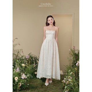 Đầm hai dây dáng dài hoa COCOBEBE ZIUU DRESS