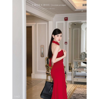 Đầm Cup Dây Quấn Chouchou [Ảnh thật cam thường hình cuối]