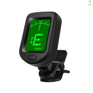 T-02 Guitar Tuner Kẹp Chromatic Kỹ Thuật Số Chỉnh Màn Hình LCD Bộ Chỉnh Kích Thước Mini Cho Đàn Guitar Acoustic Ukulele Violin