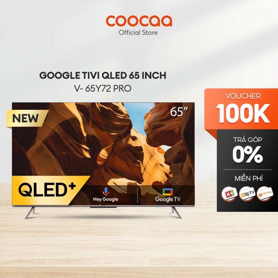 Google Tivi Qled+ 65 Inch - 65Y72 PRO