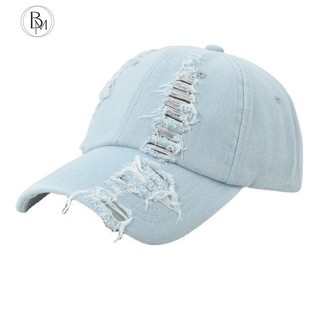 Mũ mỏ vịt vải Denim đã giặt