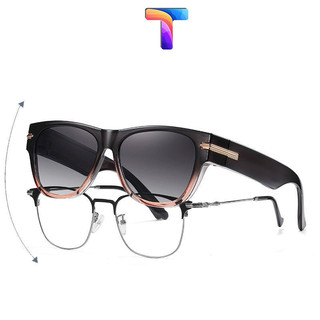 Kính râm mát phân cực Polarized đeo ngoài nam nữ 7542