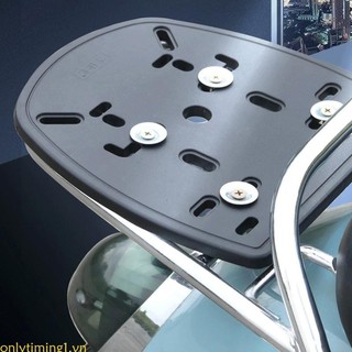 Onlytiming1 Đa Năng Xe Máy Phía Sau Hành Lý Cho Ốp Lưng Thân Xe Hộp Phát Hành Nhanh Đế Dập Đáy Tấm Đuôi Hộp