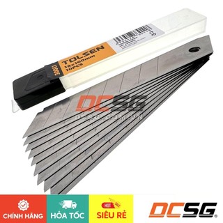 Lưỡi dao rọc giấy 18x100x0.5mm tolsen 30011