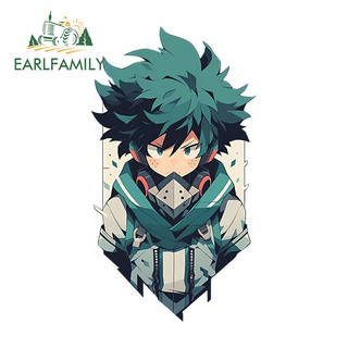 Earlfamily 13cm x 7.3cm My Hero Academia Anime Nhãn dán xe hơi Windows Trunk Vinyl Decal chống nước Thích hợp cho mọi bề mặt phẳng và mịn màng