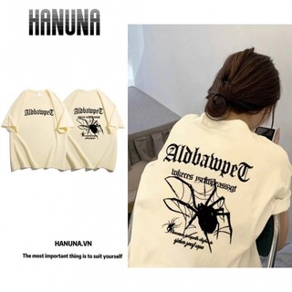 HANUNA Local brand áo thun phông form rộng 100% cotton BIG SIZE Áo thun ngắn tay in họa tiết mùa hè dành cho nữ