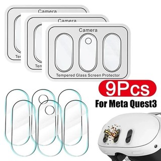 Kính Cường Lực Cho Meta Quest 3 VR Tai Nghe Bảo Vệ Ống Kính Máy Ảnh Kính VR Máy Chủ Chống Trầy Xước Phụ Kiện Phim Cho Meta Quest3