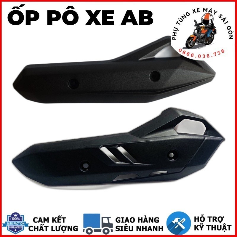 Ốp pô xe AB, che pô xe Air Blade 125/150/160 các đời loại tốt