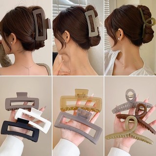 Kẹp thời trang hàn quốc nữ kẹp tóc cá mập lớn lấy tóc cao cấp cảm giác kẹp tóc mũ đội đầu kẹp tóc