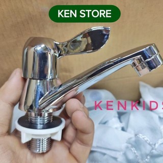 Vòi Rửa Mặt , Vòi Lavabo Lạnh xi bóng [ Siêu rẻ ] KEN STORE