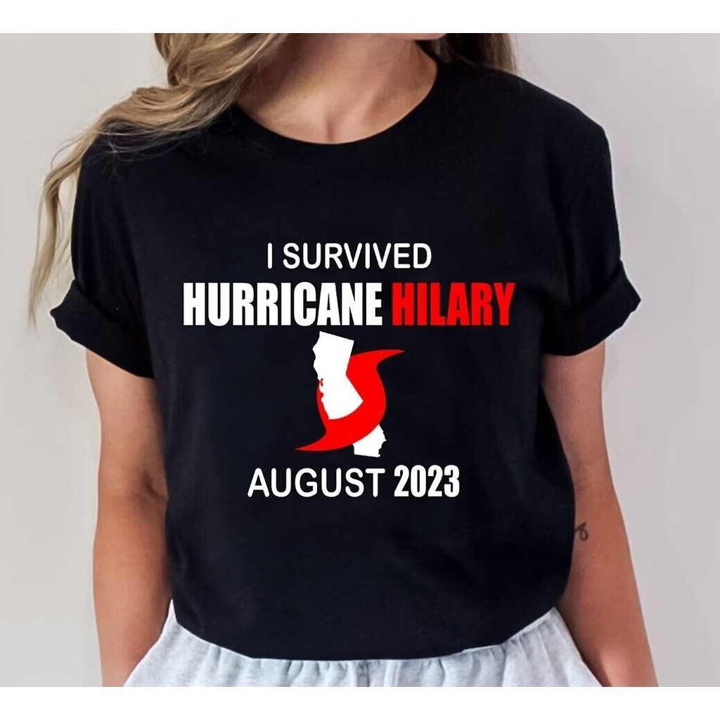 2024 bánh quế cho bạn bè Áo thun Hurricane Hilary August, I Survived Hurricane Hilary August xs-3xl