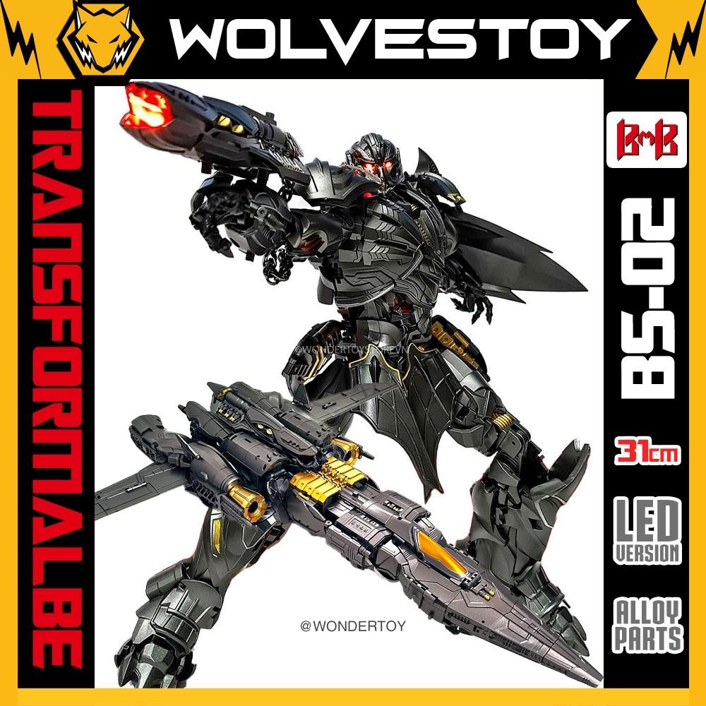 Mô Hình BMB BS-02 Megatron TF The Last Knight Robot Biến Hình Máy Bay Chiến Đấu 31cm