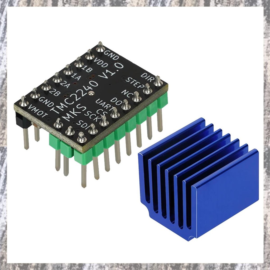 [Z F L U] Dành cho Trình điều khiển động cơ bước MKS TMC2240 Trình điều khiển im lặng Thay thế TMC22