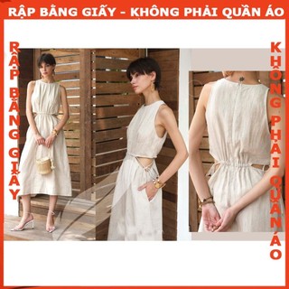 Rập giấy A0 mã 428 - đầm hở eo