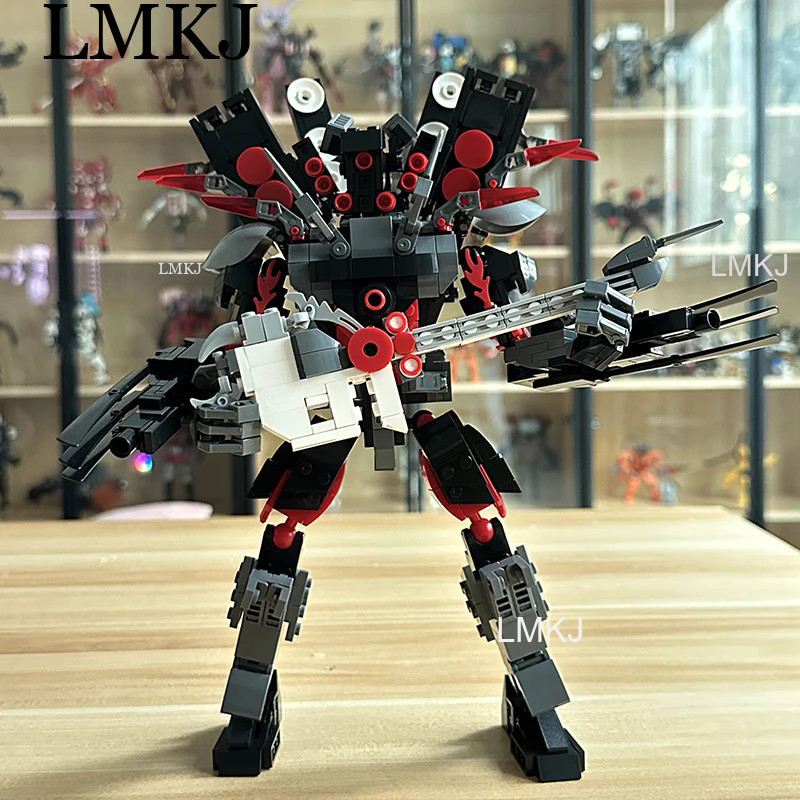 MOC Skibidi Toilet Titan Speakerman/Titan Clock Man /Titan cameraman/Titan tv man cấp 3