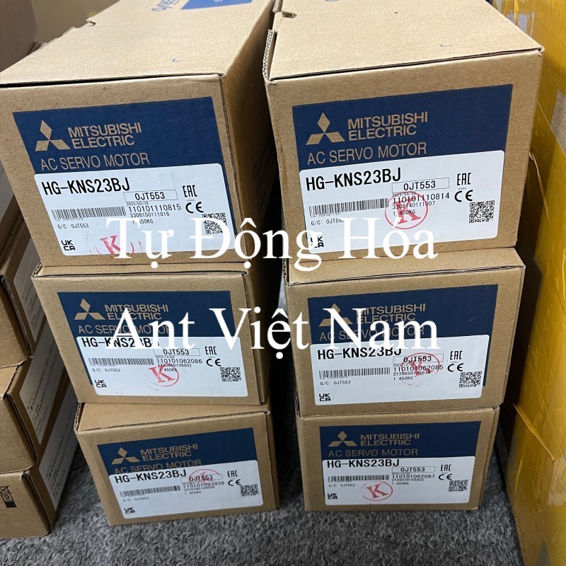 Mitsubishi Servo Motor HG-KNS23BL Mới  Có Thể Được Xẻ Rãnh
