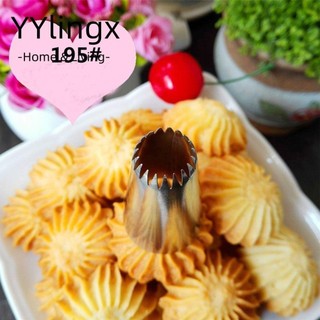 YYlingx #Đuôi Bắt Bông Kem Trang Trí Bánh 195 Bằng Thép Không Gỉ