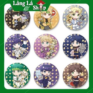 Huy hiệu in hình nhân vật Anime Manga JoJo no Kimyou na Bouken - bằng nhựa, có khuy cài ở mặt sau