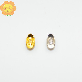 Vastji 10 chiếc mô hình thu nhỏ nhà búp bê phụ kiện thỏi vàng mini trang trí mô hình vn