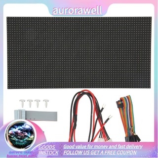 RGB LED Matrix Panel 64x32 4mm Pitch Adjustable Brightness Full Color Display for Car Shop Bar Entrance Sign H