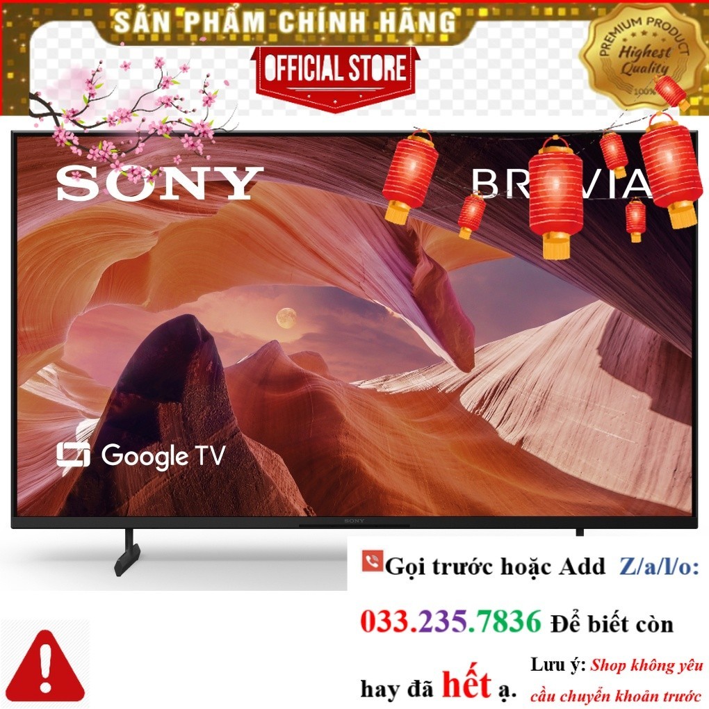 Google Tivi Sony 4K 43 inch KD-43X80L <nEw<
