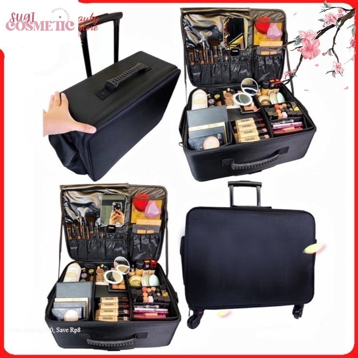 Cốp vải kéo đựng đồ makeup chuyên nghiệp sz 48cm MS156 [ SUGI Cosmetic ]