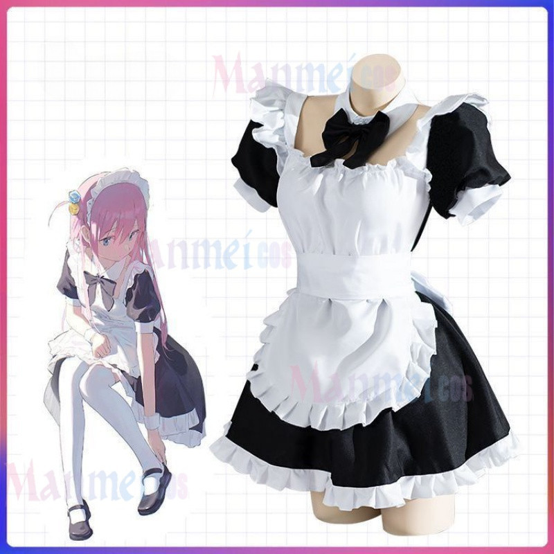 8 chiếc Hitori gotoh COSPLAY hitori gotoh người giúp việc trang phục cosplay BOCCHI THE ROCK cosplay