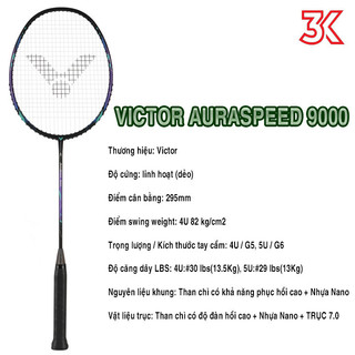 Vợt cầu lông victor auraspeed 9000 1 khung vợt 1 túi