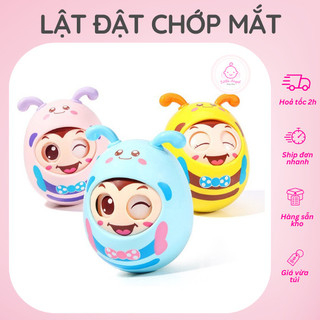 Đồ chơi lật đật chớp mắt có chuông dễ thương dành cho bé