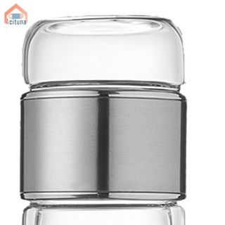 Bình pha trà 350ml Cốc pha trà thủy tinh dành cho du lịch