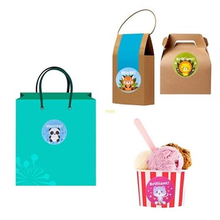 Youn 500 Chiếc Trường Hoạt Hình Nhãn Động Vật Phần Thưởng Miếng Dán Khuyến Mãi Động Lực