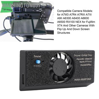 Washington057 Quạt Làm Mát Máy Ảnh Tản Nhiệt Cho A7M3 A7R4 A7RIII A7III A9II A6300 A6400 A6600 A6500 RX100 NEX Fujifilm XT4 Với màn Hình Lật Lên Xuống