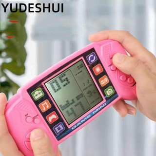 YUDESHUI Người chơi trò chơi cầm tay, Đồ chơi xếp hình 23 Trò chơi cổ điển Tetris Console, Máy chơi Game bỏ túi màn hình Mini di động dành cho trẻ em