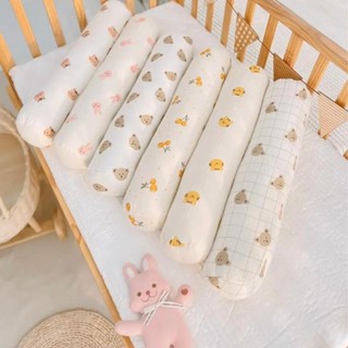 Gối ôm cho bé vải xô Muslin kích thước 60x12cm