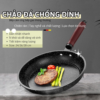 Chảo Đá Chống Dính Grand Haven Chất Liệu Đá Cao Cấp Dễ Dàng Vệ Sinh Dẫn Nhiệt Nhanh Tiết Kiệm Ga Tay Cầm Cách Nhiệt