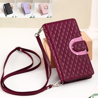 Ốp điện thoại thời trang cho iphone 6 plus iphone 7 plus, iphone 8 plus iphone se 2020 se3 bảo vệ tay dây lật messengerbag da