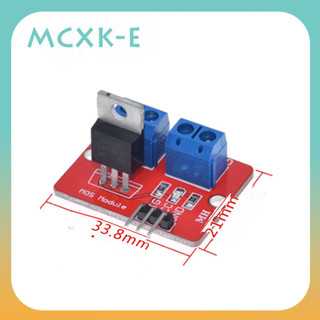 Mcxk-e irf520 0-24v top mosfet nút irf520 mos mô-đun trình điều khiển cho arduino mcu arm raspberry pi