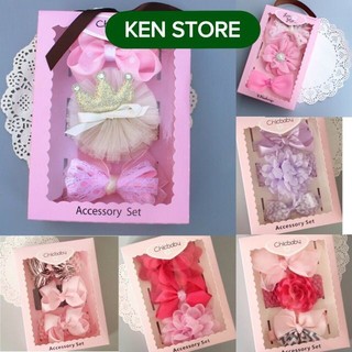Set 3 băng đô phong cách Hàn kèm hộp - Chicbaby KEN STORE