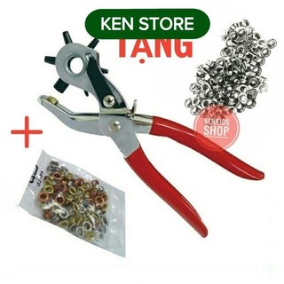 Kìm bấm lỗ tròn dây nịt bấm khuy mắt cáo nhiều lựa chọn KEN STORE
