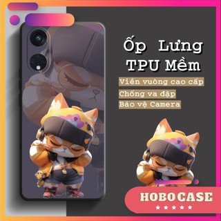 Ốp lưng Oppo Reno 8T 5G, Reno 8T 4G cạnh viền vuông, có bảo vệ camera in hình HIPHOP Siêu Ngầu, thiết kế riêng