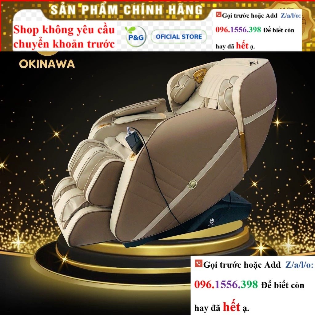 <NEW Ghế massage toàn thân OKINAWA REGAL 3000 - Siêu phẩm ghế massage toàn thân