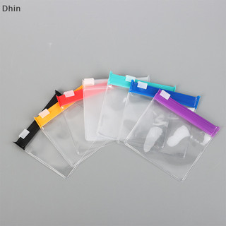 [Dhin] 5 Túi đựng thuốc Túi đựng thuốc có khóa kéo Túi đựng thuốc có thể tái sử dụng Túi đựng thuốc Eva trong suốt Túi đựng thuốc tự niêm phong Túi đựng thuốc COD