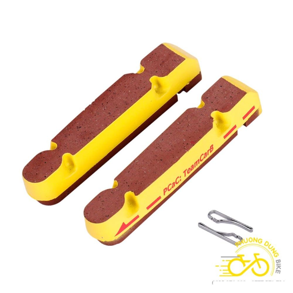 Cặp gôm phanh cho xe đạp road Carbon TeamCarb - 2 gôm phanh