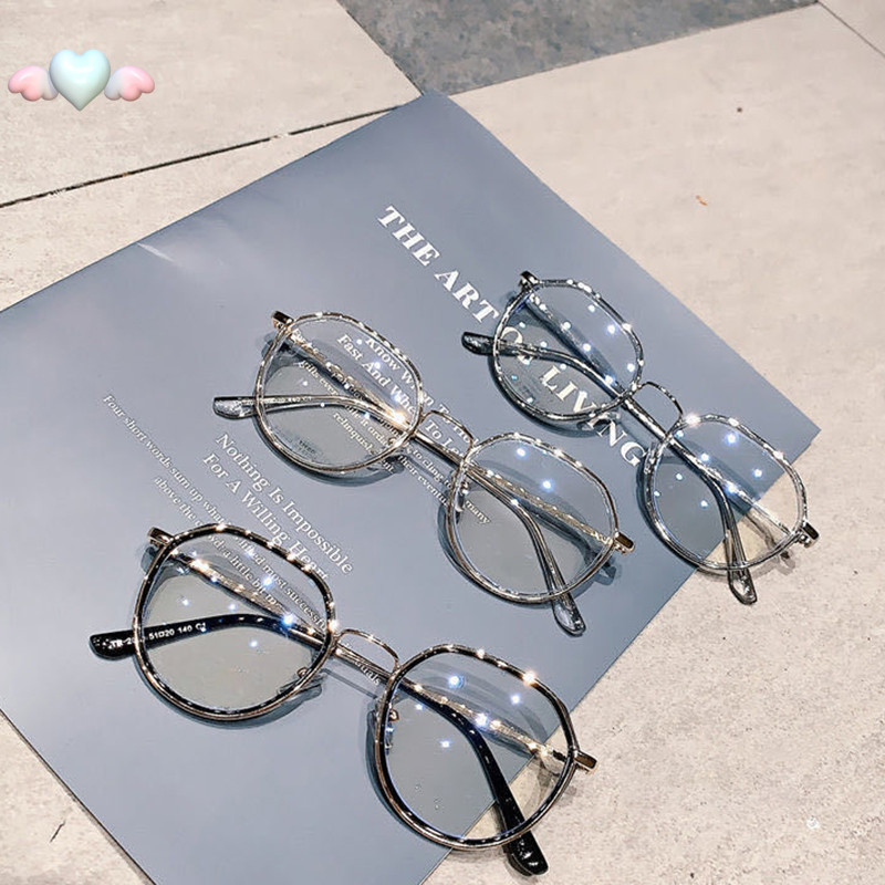 Kính mắt gọng kim loại chống ánh sáng xanh bảo vệ mắt hiệu quả thời trang cho nữ