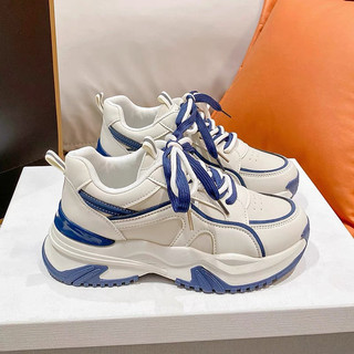Giày Sneaker nữ độn đế da cao cấp Annie