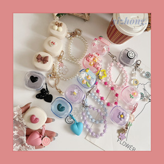 Vỏ Bảo Vệ Hộp Sạc Tai Nghe Không Dây Baseus WM01 WM02 Bằng TPU Mềm Chống Thất Lạc Hình Hoa / Mặt Cười / Cún Cinnamoroll Dễ Thương